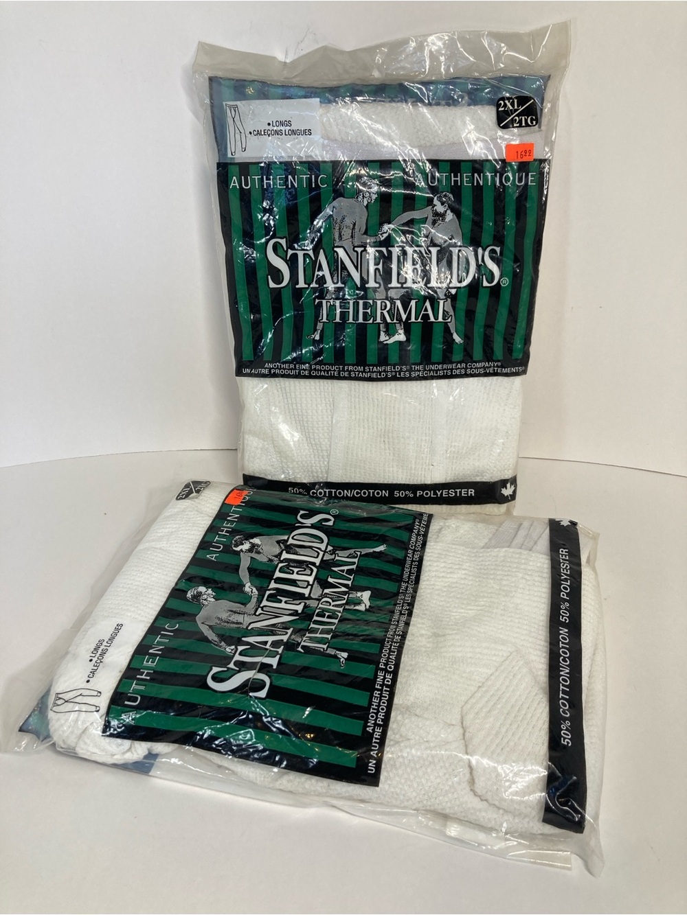 Vintage New Stanfield’s Thermal Underwear Longs 2XL Lot of 2 90s Long John Pants